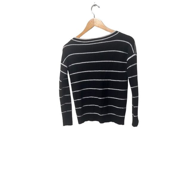 Banana Republic x Filpucci Black striped Wool Cashmere Blend Sweater Size XS - Picture 6 of 9